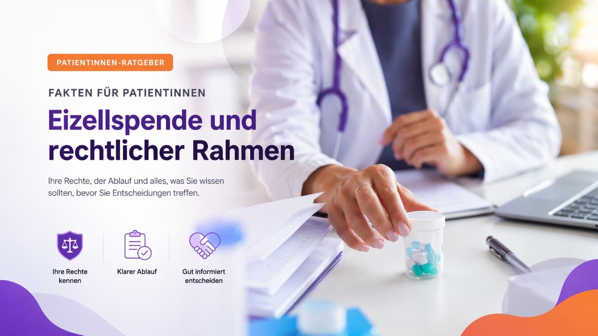 Eizellspende und rechtlicher Rahmen – Fakten für Patientinnen