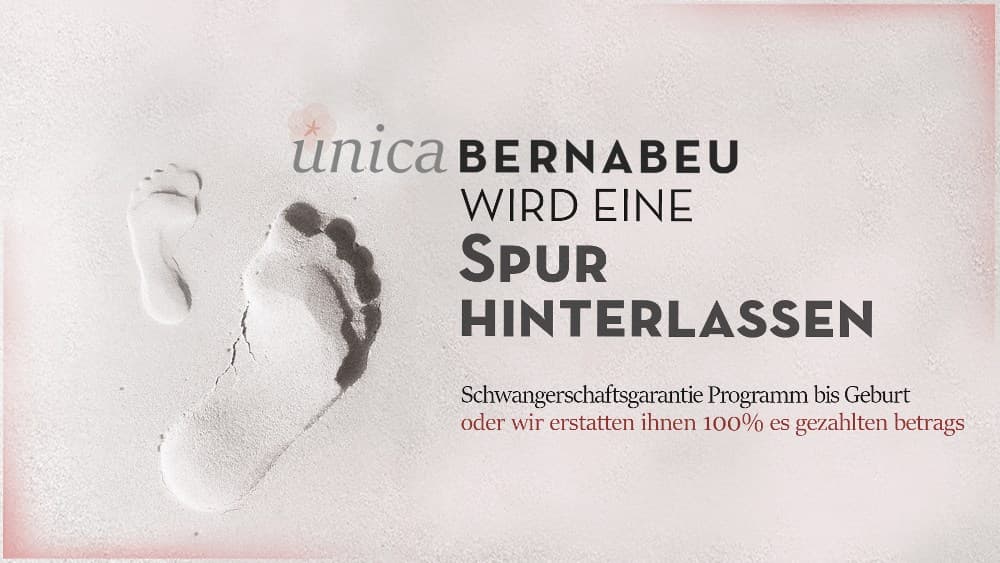 Instituto Bernabeu bietet eine 100%ige Garantie, dass die Behandlung zur Geburt eines Babys führt