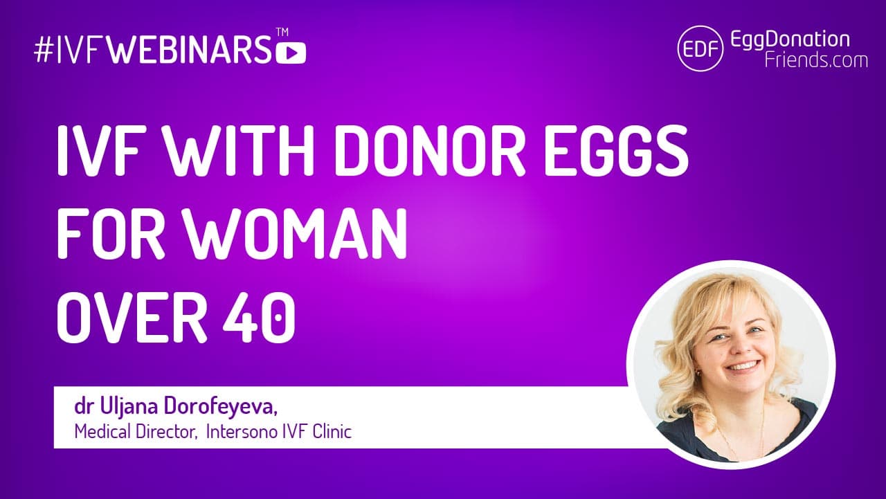 IVF mit Spendereizellen für Frauen über 40 #IVFWEBINARS
