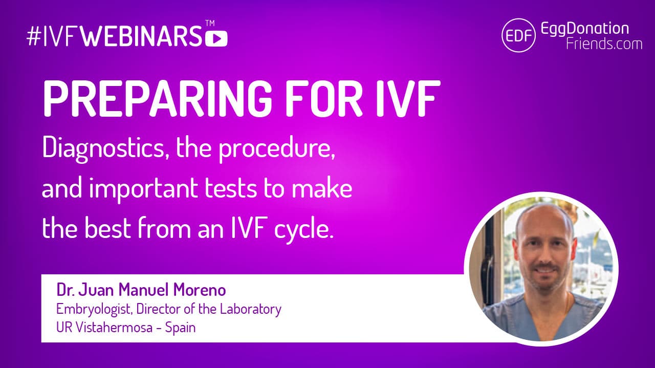 Vorbereitung auf IVF – Diagnostik, Eingriffe, und wichtige Tests für die Vorbereitung Ihres IVF Zyklus #IVFWEBINARS