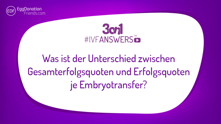 Was ist der Unterschied zwischen Gesamterfolgsquoten und Erfolgsquoten je Embryotransfer? #IVFANSWERS