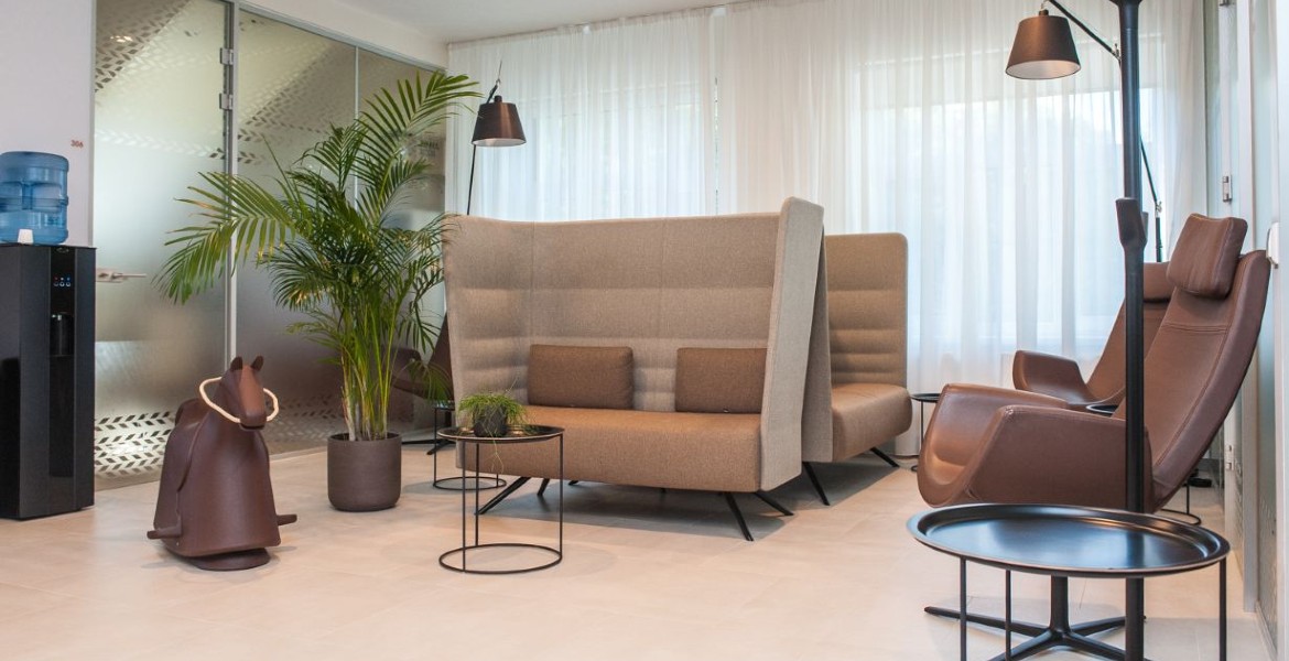 Wartebereich im Zentrum für Reproduktionsmedizin „Embrions“