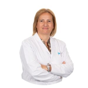 Dr. Ana Teresa Almeida Santos, PhD, Wissenschaftliche Koordinatorin und Fachärztin für Gynäkologie und Geburtshilfe mit einer Subspezialisierung in Reproduktionsmedizin bei IVF Coimbra.